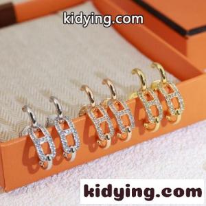 タイムレスな気品 パヴェビジューピアス エルメス コピー イヤリング 偽物 アクセサリーkid26GXLjCm