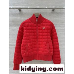 キルティング ジップアップ ブルゾン プラダ スーパーコピー ジャケット コピー レッドkid26Ov0Tzm