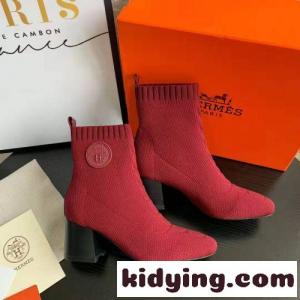 hermes コピーブランド エルメス コピーブランド ジェナ ショートブーツ コピー アンクルブーツ レッドkid26n01zyC