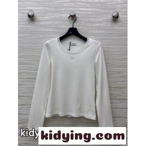 シンプル フェンミン コットン カットソー セリーヌ コピーブランド Tシャツ コピー ホワイトkid26S1r8Tf