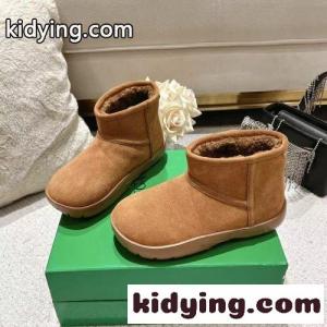 スナップ ミニ アンクルブーツ ボッテガ・ヴェネタ ブーツ コピー キャメルkid26Lv45zy