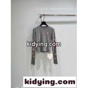 スタイリッシュ コンパクト 長袖Tシャツ クロムハーツ コピーブランド Tシャツ 偽物 グレーkid265jOfye