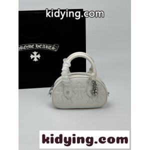 スタイリッシュ クロスパッチ ミニボストンバッグ クロムハーツ コピー バッグ コピー ホワイトkid26GPjCiu