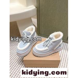 アグ ブーツ 偽物 スタイリッシュ バイカラー プラットフォーム レースアップ シューズkid26WHfOze