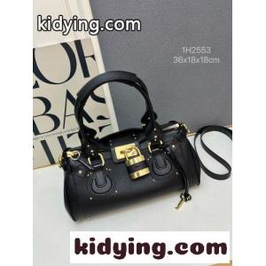 CHLOE グレインレザー PADDINGTONバッグ クロエ スーパーコピー ブラックkid26eSj0nu