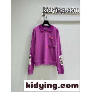 Chrome hearts コピーブランド × Matty Boy コットン ポロシャツ クロムハーツ コピーブランド Tシャツ 偽物 パープルkid26WPfGTb