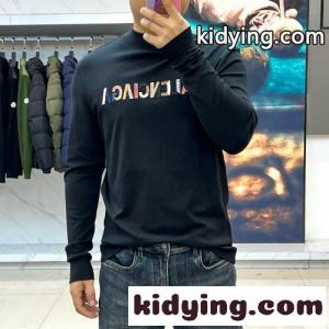 マルチロゴ モックネック ロングTシャツ バレンシアガ コピーブランド Tシャツ 偽物 ブラックkid26DmuWTn