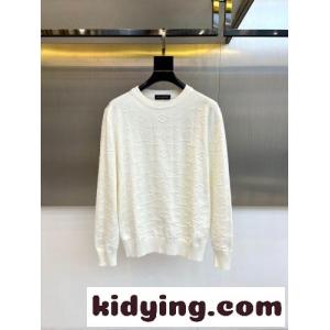 洗練された モノグラム クルーネック プルオーバー ルイ・ヴィトン セーター 偽物 ホワイトkid26q89HHD