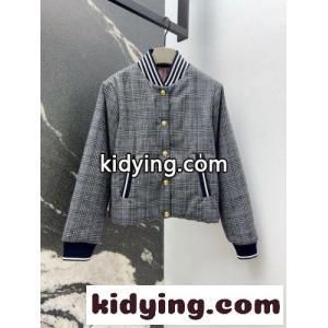 チェック柄 ボンバージャケット 中綿入り トムブラウン コピー ジャケット 偽物kid260DK55z