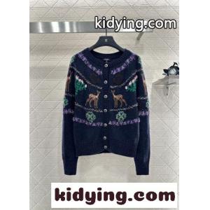 ココネージュ カシミヤ カーディガン シャネル コピー ニット コピー クルーネック ネイビーkid26C0DeWz