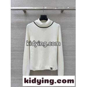 洗練された シンプル ウール ニットトップス シャネル コピー セーター コピー ホワイトkid26DGDqSb