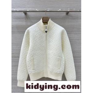 シンプル 上品 ジッパップジャケット ルイ・ヴィトン ジャケット 偽物 ホワイトkid26Cye4Xr