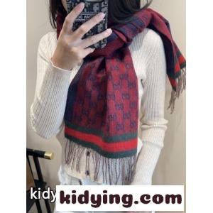 グッチ コピー スカーフ 偽物 ユニセックス エレガント GG カシミヤ マフラーkid26z41bme