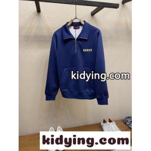 ハーフジップ プルオーバー スウェットシャツ グッチ スーパーコピー Tシャツ 偽物 ブルーkid26fWTnmy