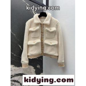 上品 可愛い ふわふわ テディボア ショートジャケット セリーヌ コピー ジャケット 偽物kid26Knyyea