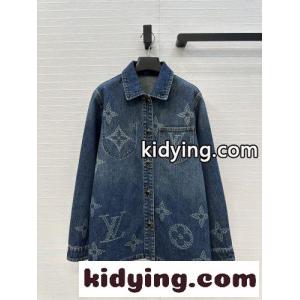 モノグラム デニム ワークウェアオーバーシャツ ルイ・ヴィトン シャツ コピー ユニセックスkid26S9raaC