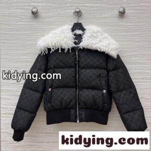 フェザーカラー パッファージャケット ルイ・ヴィトン ダウンジャケット コピーkid26i8T19b