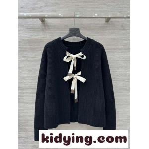 大人可愛い リボンタイカーディガン ルイ・ヴィトン ニット 偽物 カシミヤkid261ju09r