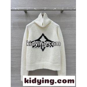 おしゃれ ウール タートルネックセーター ルイ・ヴィトン セーター 偽物 ホワイトkid26Cy0D8D