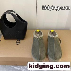 UGG スエード ムートン スリッポン 定番 人気 アグ サンダル スーパーコピー グリーンkid26TjW9Tn