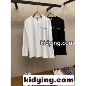モンクレール コピー Tシャツ 偽物 シンプル 洗練された クルーネック 長袖Tシャツkid261vuG9v