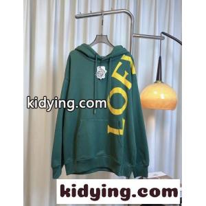 ロエベ スーパーコピー パーカー 偽物 ユニセックス オーバーサイズ コットン フーディー グリーンkid26SnmaSv