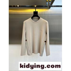 エルメネジルド・ゼニア Tシャツ 偽物 シンプル 洗練された コットン 長袖Tシャツkid26vmqqay