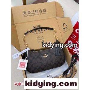 大人気 テリ シグネチャー キャンバス ショルダーバッグ コーチ コピー バッグ スーパーコピーkid26ObqqSf
