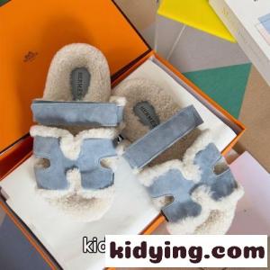 もこもこ 人気 エルメス ブランド コピー サンダル シプレ スーパーコピー 履き心地抜群kid2619DO9r