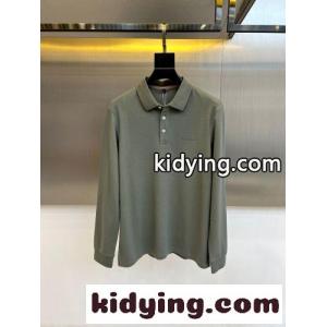バーバリー スーパーコピー Tシャツ 偽物 シンプル 合わせやすい ロゴ入り長袖 ポロシャツkid26rqaODm