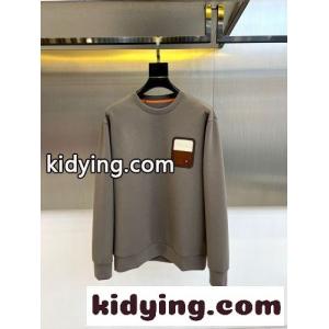 カジュアル クルーネック スウェットシャツ エルメス スーパーコピー Tシャツ コピー グレーkid26XX9n8v