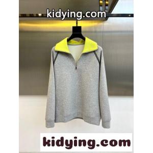 洗練された カジュアル ハーフジップ スウェットシャツ エルメス スーパーコピー Tシャツ コピー グレーkid26PvG9XD