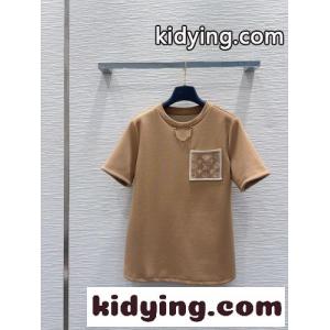 新作 モノグラム ポケットTシャツ ルイ・ヴィトン Tシャツ コピー キャメルkid26eSr8va