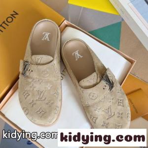 ルイ・ヴィトン スーパーコピー カジュアル 人気 LV イージー ミュール ベージュkid26umyKLv