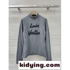 ブラッシュド シグネチャープルオーバー ルイ・ヴィトン Tシャツ コピー グレーkid269fSLXv