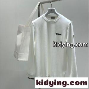 モンクレール コピーブランド Tシャツ 偽物 カジュアル ロゴ 長袖Tシャツ 合わせやすい トップスkid26qODmma