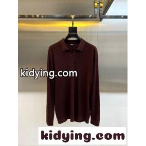 上品 カジュアル スキッパーネック ニットポロ エルメネジルド・ゼニア ニット 偽物kid269baSDy