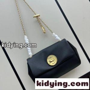 グレインレザー Chloé Heritage ショルダーバッグ クロエ バッグ スーパーコピー ブラックkid269T5zKv