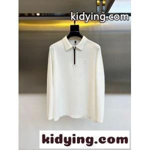 洗練された ハーフジップ 長袖 ポロシャツ エルメネジルド・ゼニア Tシャツ 偽物 ホワイトkid26zOXbWv