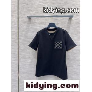 新作 モノグラム ポケットTシャツ ルイ・ヴィトン Tシャツ コピー ブラックkid26yWHfOj
