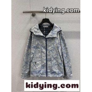 カジュアル 総柄プリント フード付きジャケット クリスチャン・ディオール コピー ジャケット コピーkid2691XDOf