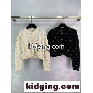 カラフルなCCロゴ&ウール クルーネック シャネル コピーブランド ニット コピー レディースkid26Xn89ze