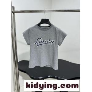 カジュアル コンパクト 半袖Tシャツ バレンシアガ スーパーコピー Tシャツ コピー 刺繍入りkid26m49PLb