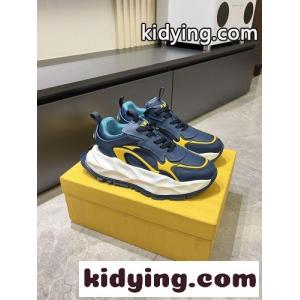 フェンディ ブランド コピー スニーカー 偽物 お洒落 カジュアル レースアップ メンズシューズkid26LL5bOb