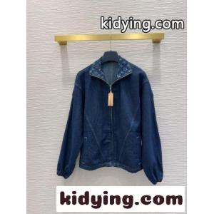 カジュアル デニム ジップアップジャケット ルイヴィトン ブランド コピー ジャケット コピー レディースkid26n8Pjaq