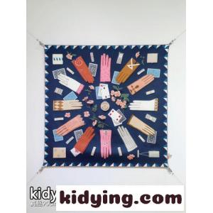 エルメス コピー スカーフ コピー 人気 手袋の時計 90x90 シルクスカーフ ブルーkid26aKreSD