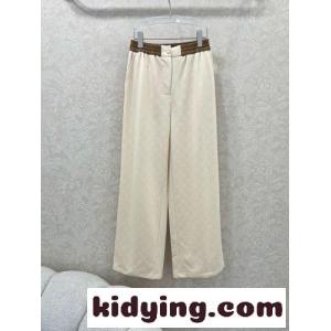 上品 カジュアル GG ロングパンツ グッチ コピー パンツ コピー レディース ホワイトkid26aeye0j