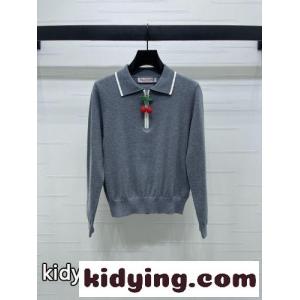 チェリー ウール ニットトップス ヴァレンティノ スーパーコピー セーター 偽物 グレーkid26n0vWDy
