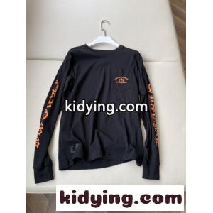 ストリート ロゴプリント 長袖Tシャツ クロムハーツ ブランド コピー Tシャツ 偽物 ブラックkid26X9jqGn