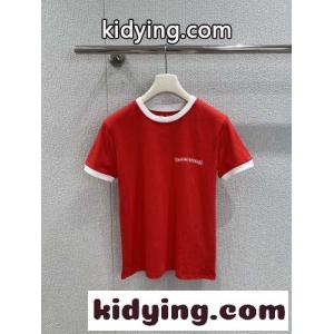 カジュアル ロゴプリント 半袖Tシャツ クロムハーツ コピー Tシャツ 偽物 コットン レッドkid26Sr0fue